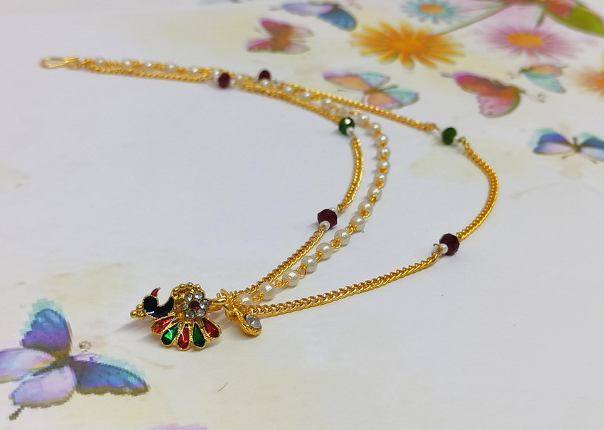 Aaruhi Creation Alloy Nose Ring Price in India Buy Aaruhi Creation Alloy Nose Ring Online at Best Prices in India Flipkart
