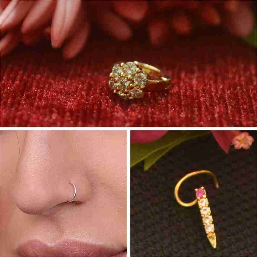 Nose pin new arrivals gold designs pakistani