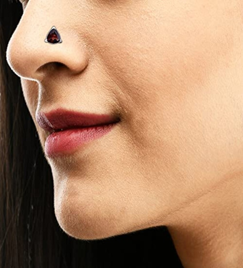 Garnet deals nose stud