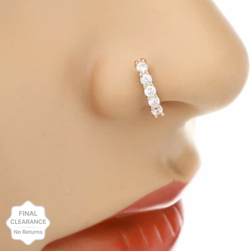 Round nose sales ring gold