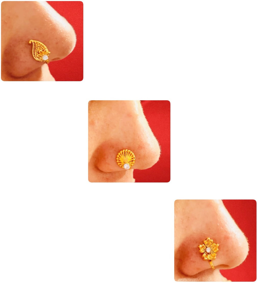 Latest nose pin cheap design 2018