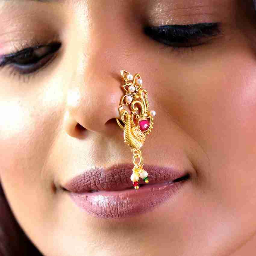 Golden nose clearance ring price