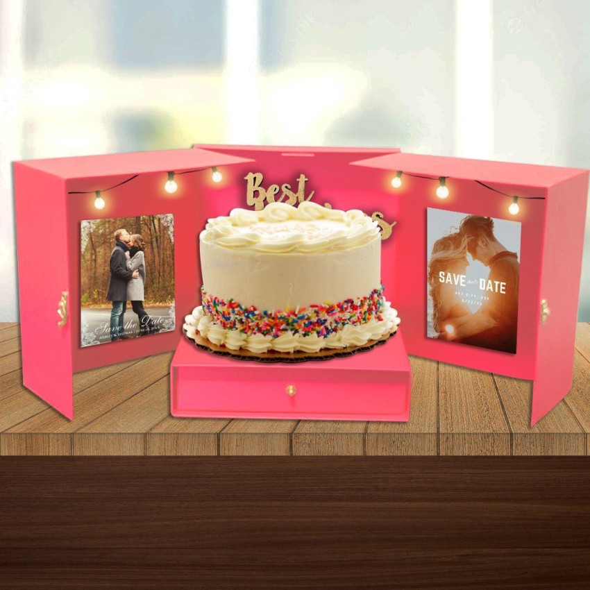 Assopack White Cake Box with Handle, 250-400, Size: Customisable