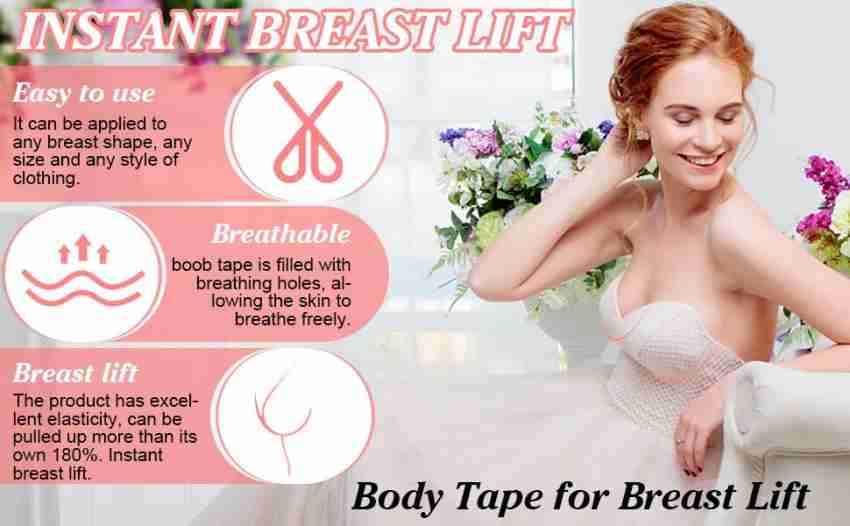FEXMY Cotton Boob Tape with 10 Nipple Pasties for Breast Lift Tape for Push  up & Shape Nursing Breast Pad Price in India - Buy FEXMY Cotton Boob Tape  with 10 Nipple