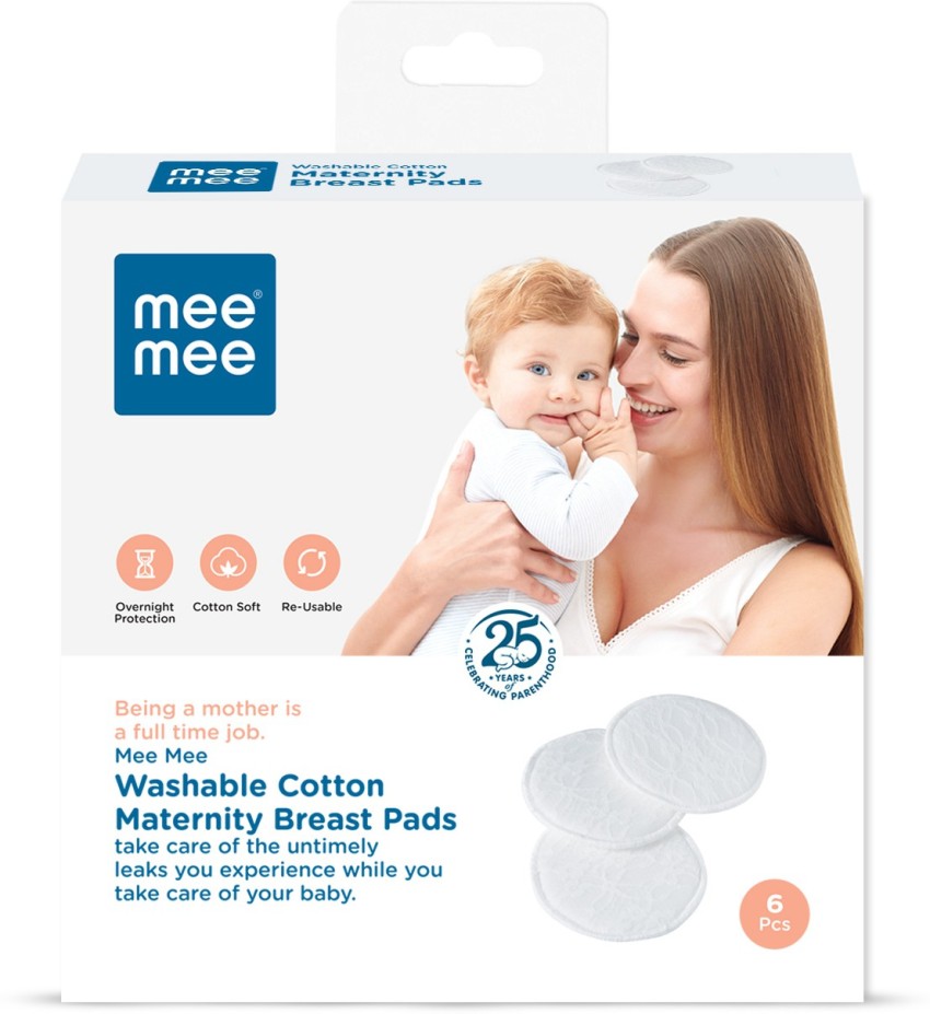 Mee Mee Ultra Thin Super Absorbent Disposable Maternity Nursing Breast Pads  (20 Pads with 4 Free Pads)