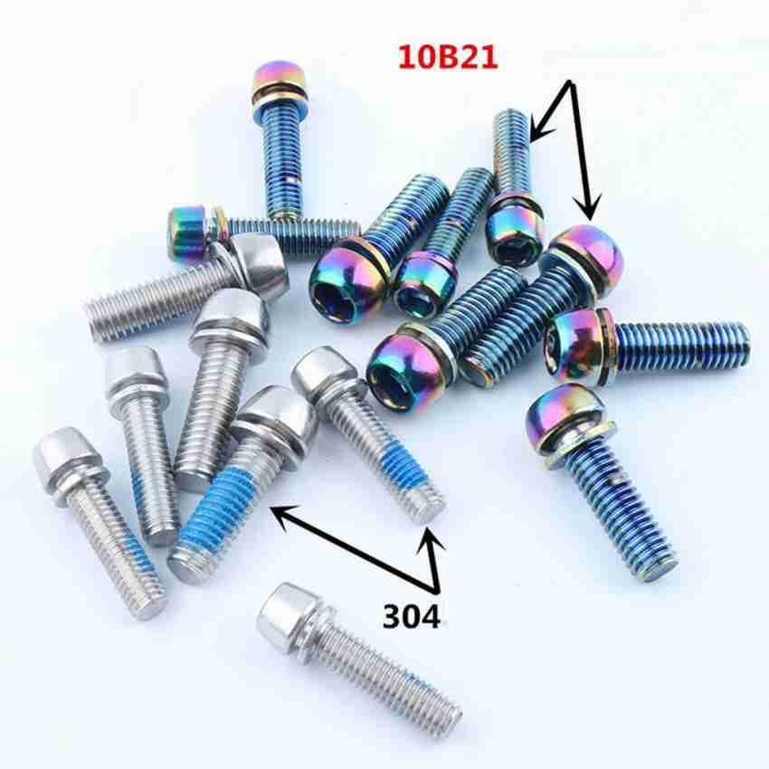 Titanium stem bolts discount for road bike