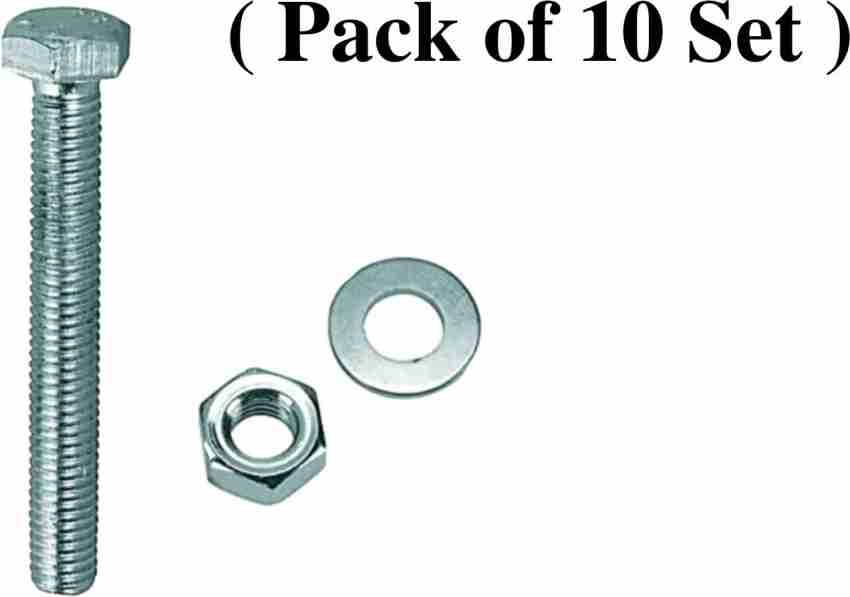 NTI Nut & Bolt Set Nut & Bolt Set NUT BOLT WASHER, (5/16 x 4Inch, 100mm  length) Price in India - Buy NTI Nut & Bolt Set Nut & Bolt Set NUT BOLT  WASHER, (5/16 x 4Inch, 100mm length) online at