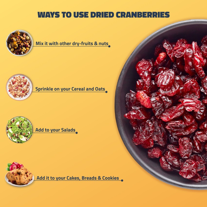 Farmley Premium Whole Canadian Dried Cranberry Dry Fruit 200 g  High  Nutrient and Antioxidant : : Grocery & Gourmet Foods
