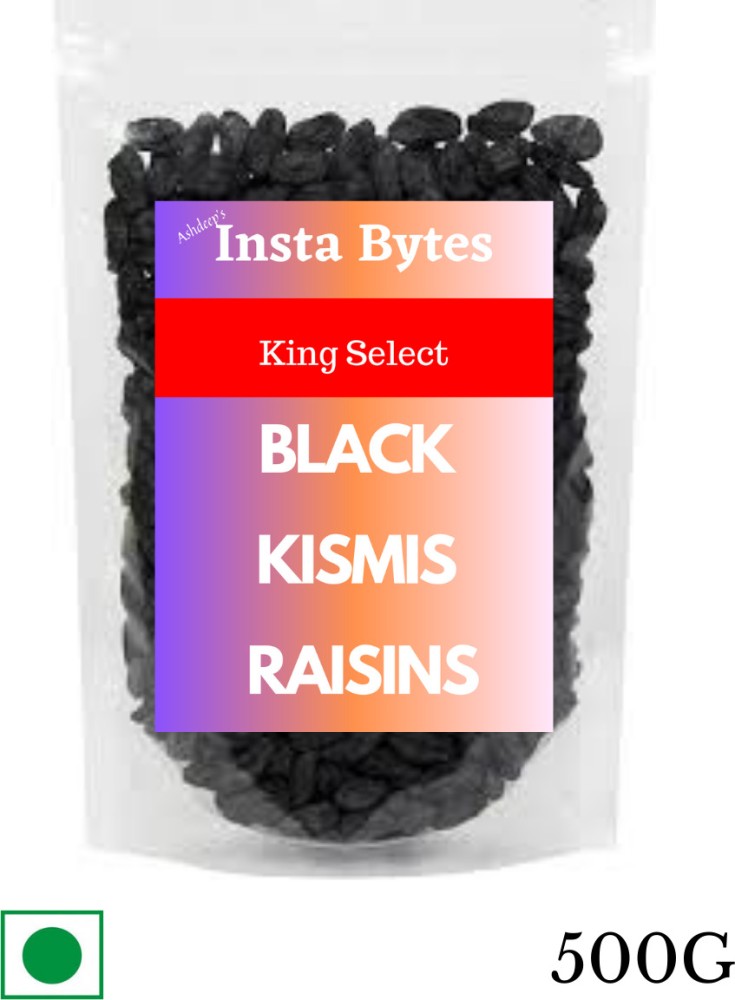 Buy GO GRASS Premium Afghani (Seedless) Black Raisins 450 GM