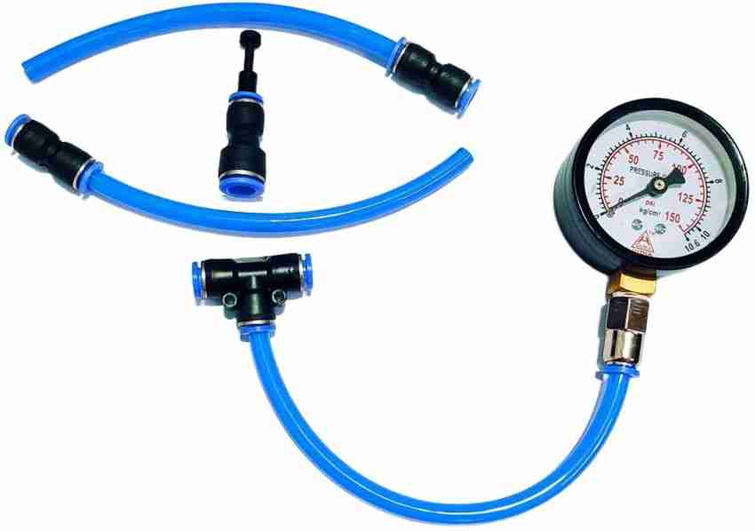 Fuel shop pressure gauge
