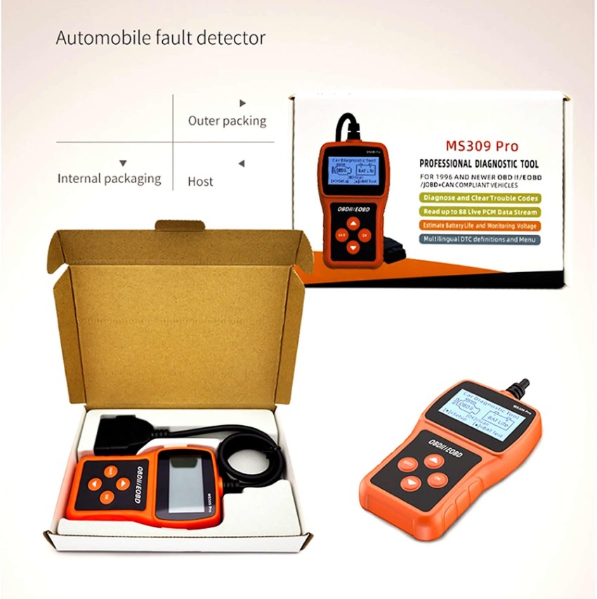 Scanner - OBD II EOBD diagnostic tester -  platform
