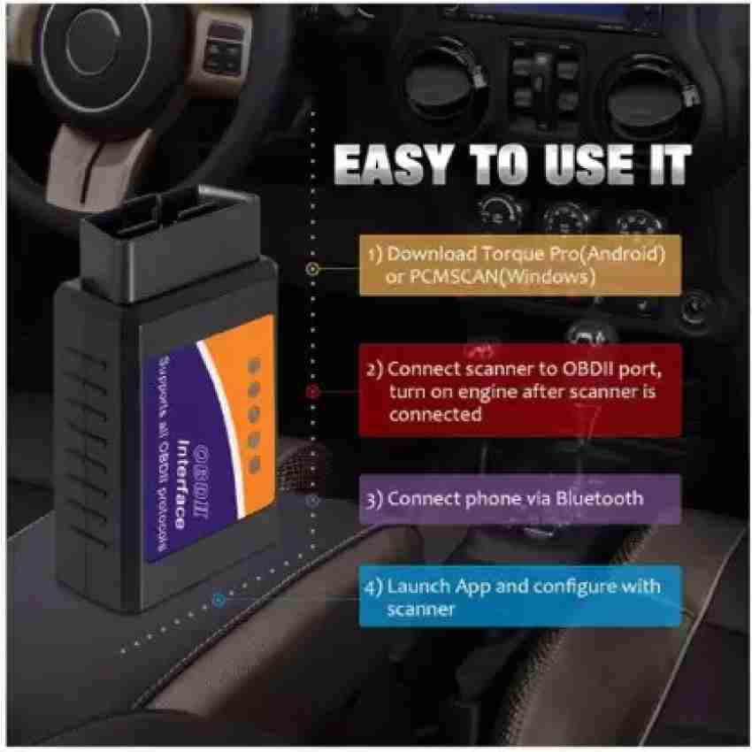 DANLITE TOOLS AND TECHNICIAN ELM327 Bluetooth OBD II V2.1 Wireless OBD2  adapter/Bike Scanner with Software OBD Reader Price in India - Buy DANLITE  TOOLS AND TECHNICIAN ELM327 Bluetooth OBD II V2.1 Wireless