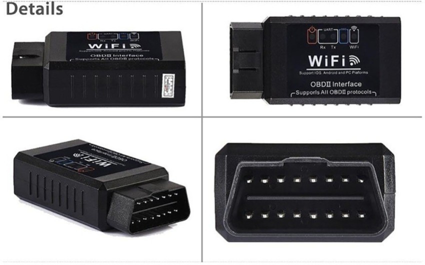 Xsentuals ELM327 WIFI WIRELESS OBD-II SCANNER V 1.5 OBD Interface