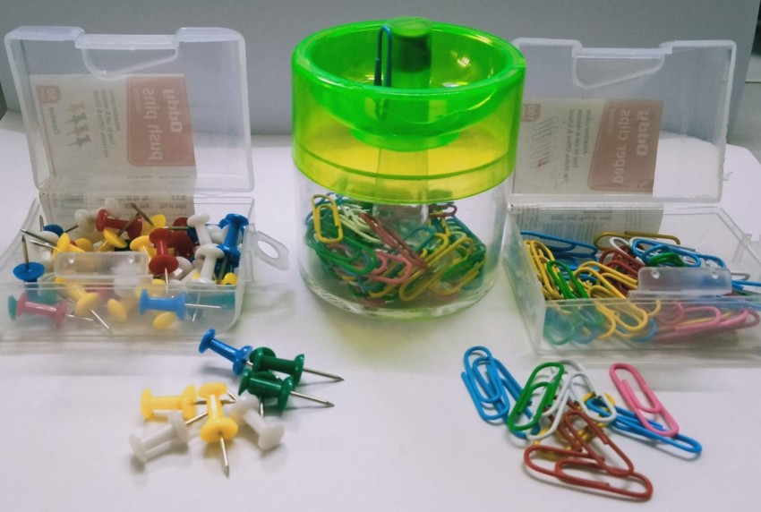 ODDY Paper Clips Coloured and Pins & Clips