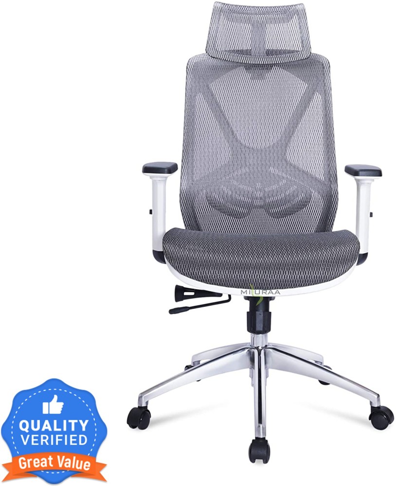 Misuraa imported xenon high back ergonomic chair for deals office & home