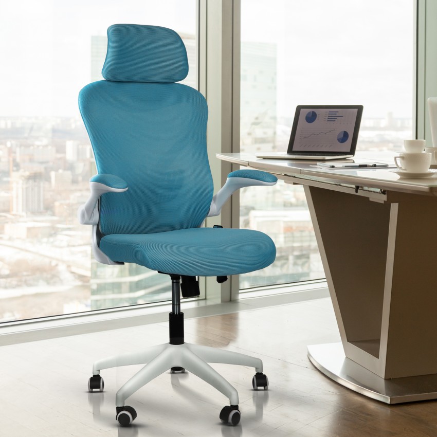 Turquoise desk online chair