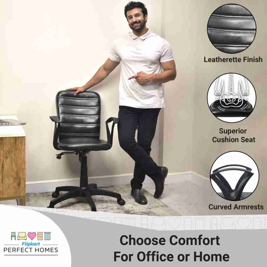 Flipkart perfect homes best sale leatherette office arm chair