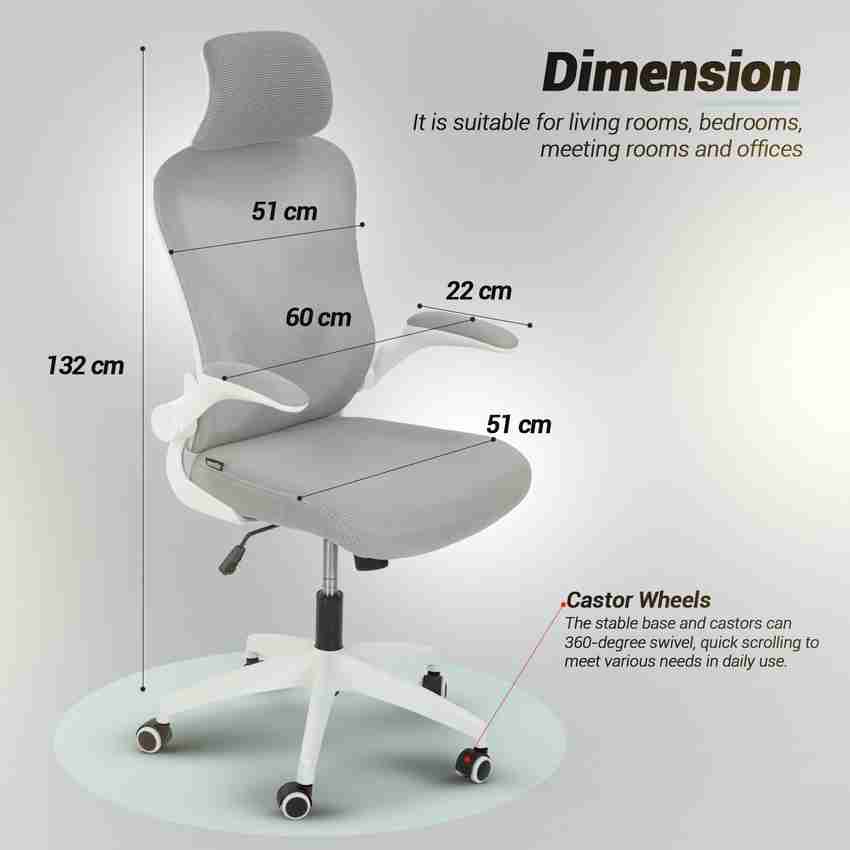 Drogo Office Chair for Work from Home Computer Chair with Head