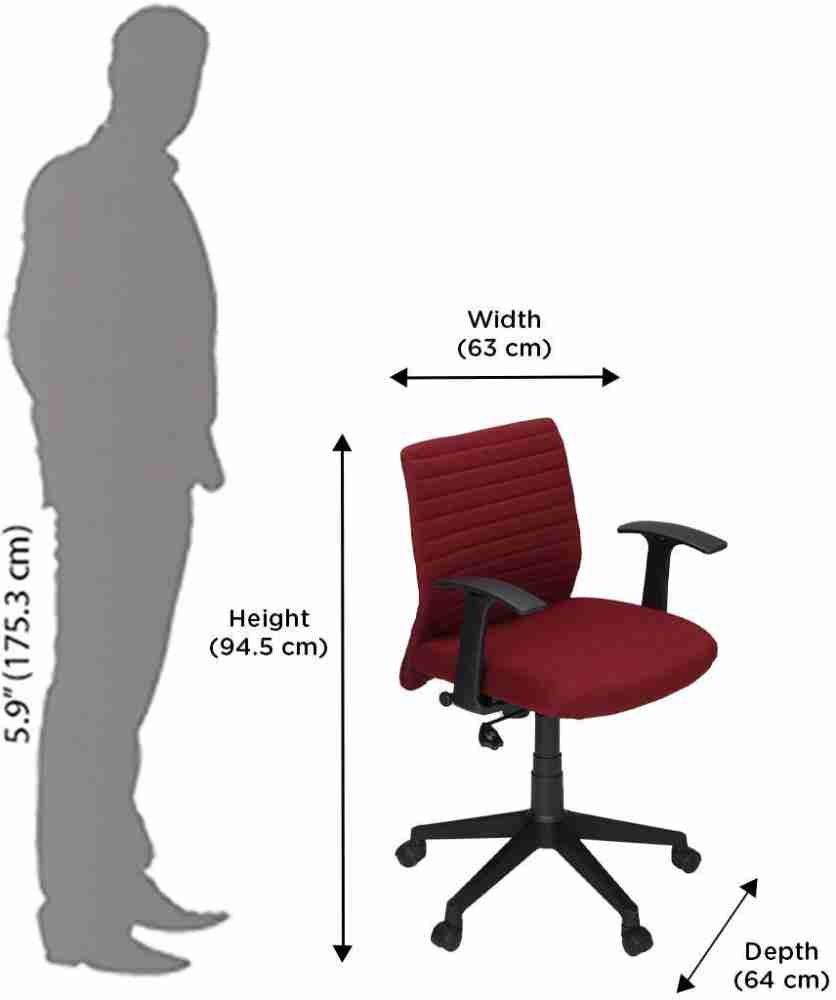 Nilkamal Thames Neo Low Back Ergonomic with Height Adjustable