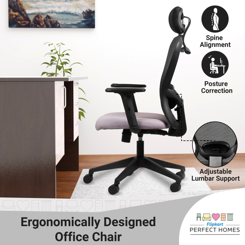 Flipkart Perfect Homes Ergonomic Chair Study Chair Adjustable