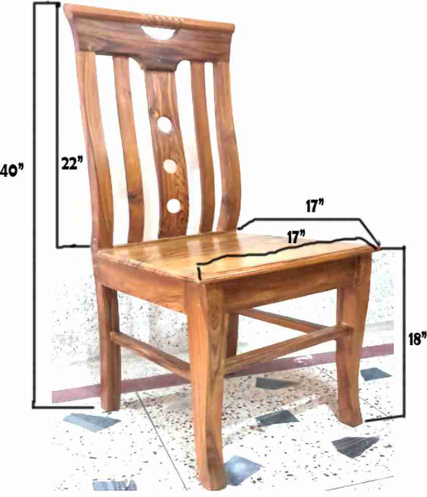 Teak wood best sale dining chairs