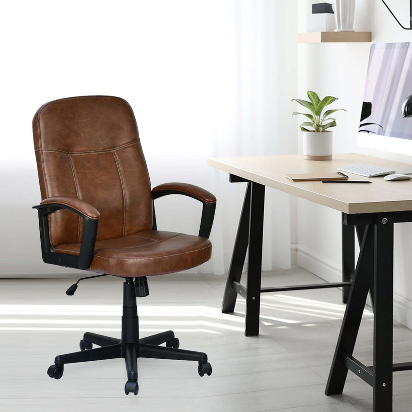 Nilkamal thames leatherette office new arrivals arm chair