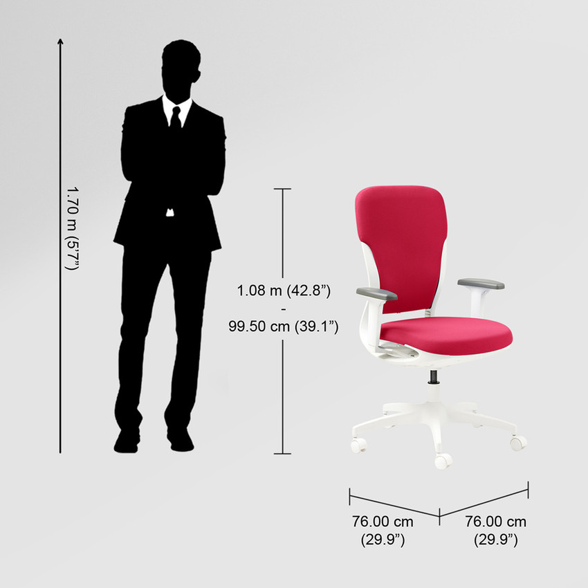 Godrej interio motion store fabric office executive chair