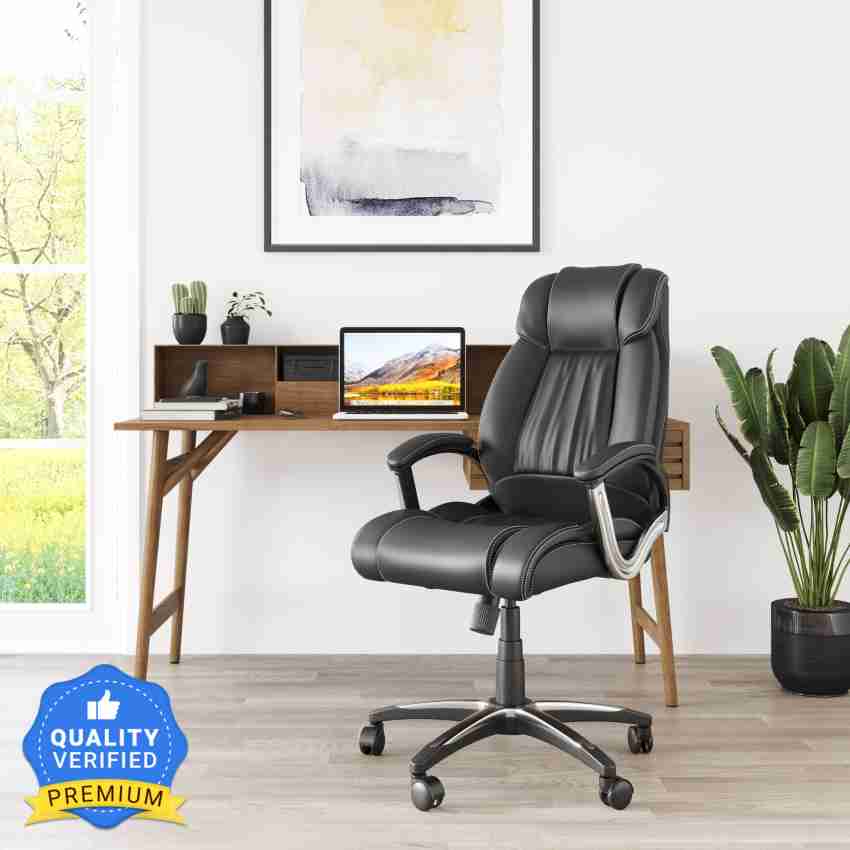 Nilkamal Trenvi Leatherette Office Arm Chair Price in India Buy