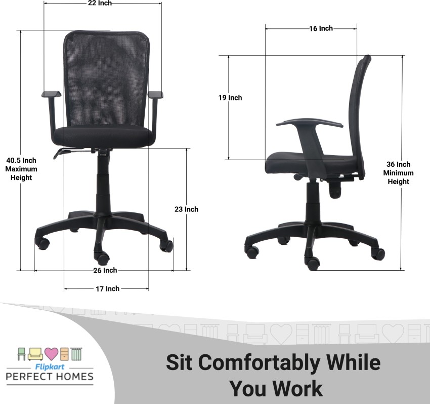 Office chair best sale price flipkart