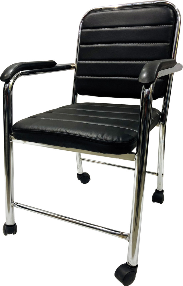 P P CHAIR Unique Steel chair with wheel for Home Office Study Visitor Chair Leatherette Office Visitor Chair Price in India Buy P P CHAIR Unique Steel chair with wheel for Home Office Study Visitor
