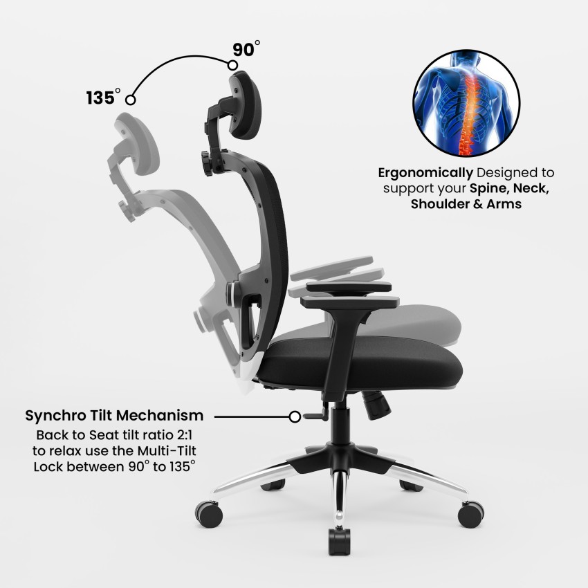 Buy Jupiter Superb High Back Mesh Office Chair Online