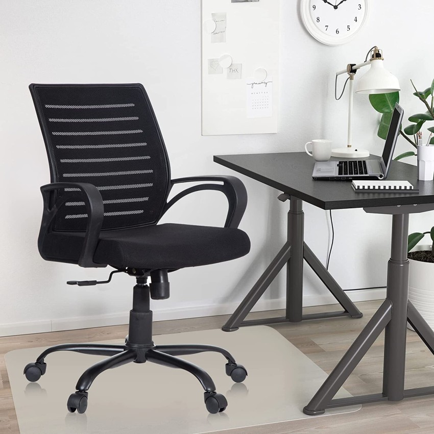 ASTRIDE Ace Mid Back Office Chair Study Chair Metal Base Black