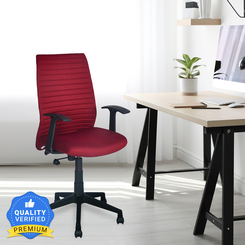 Nilkamal thames leatherette shop office arm chair