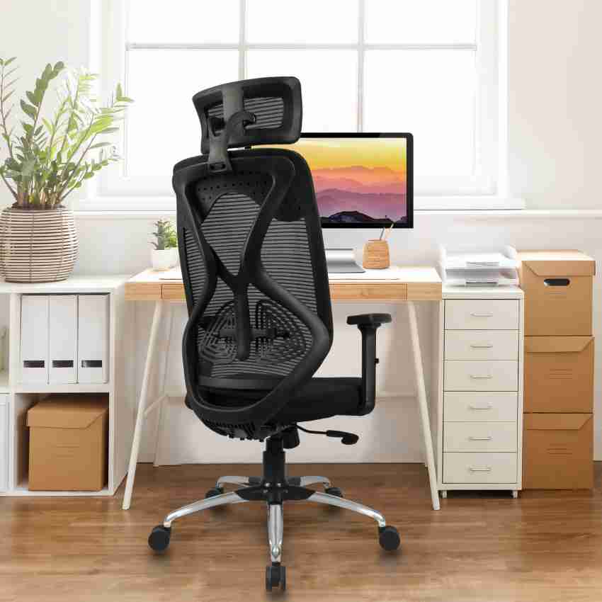 Office chair with discount headrest