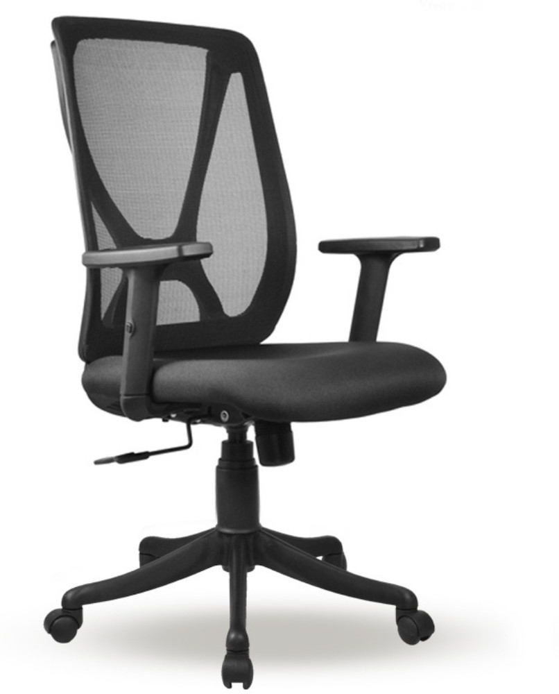 THEOFFICEROOM X Mesh Medium Back Office Chair with Adjustable