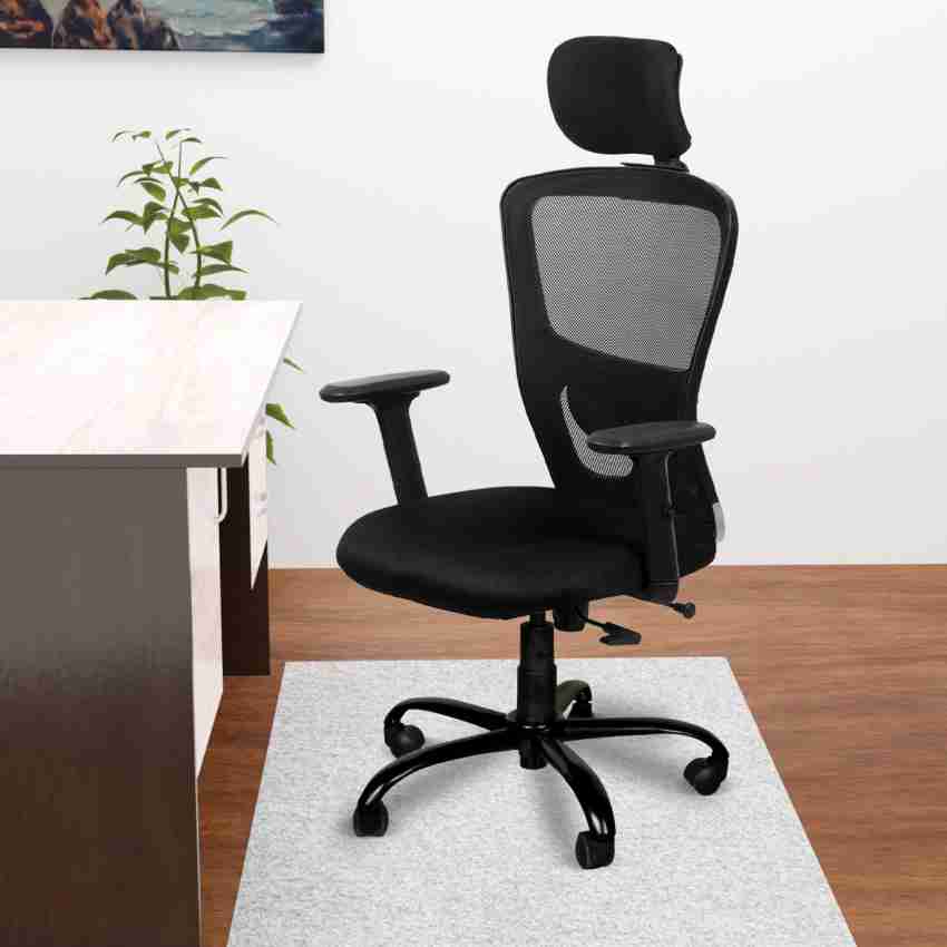 Flipkart perfect homes fabric office arm chair hot sale