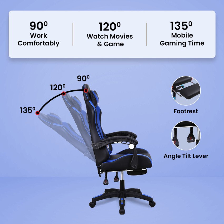 Gaming chair adjustable online lumbar