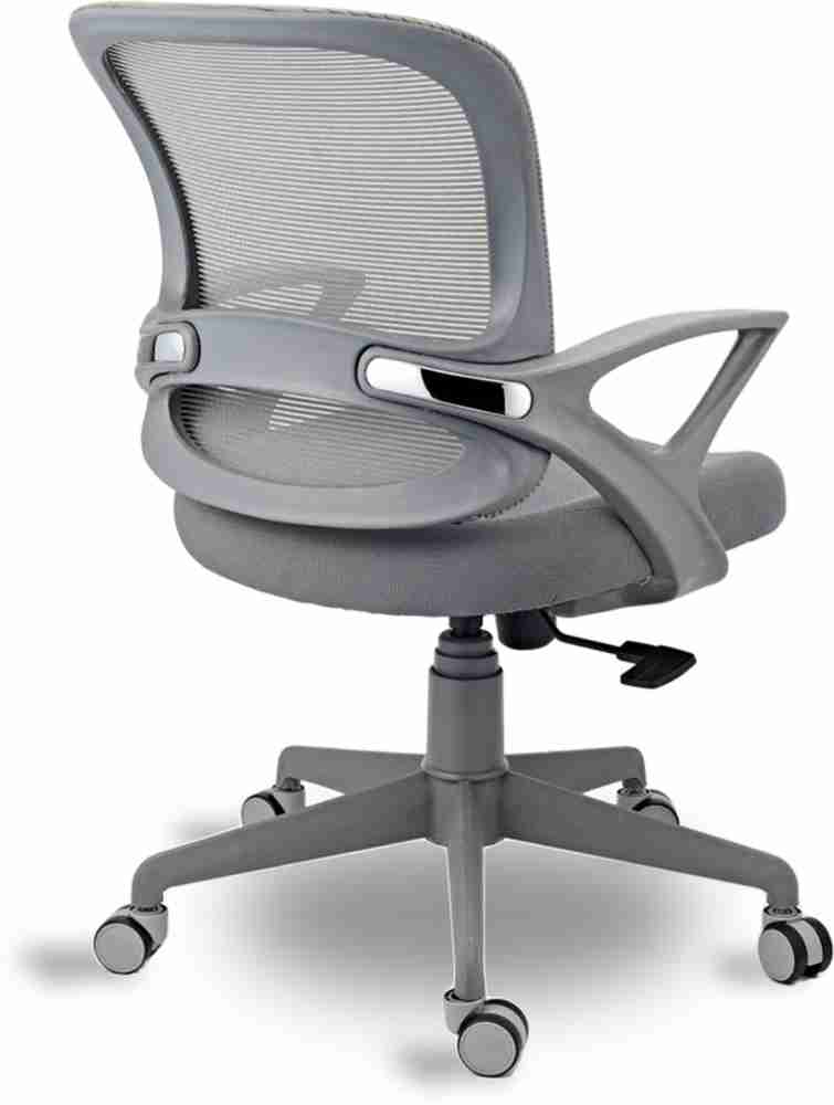 Grey mesh office hotsell chair
