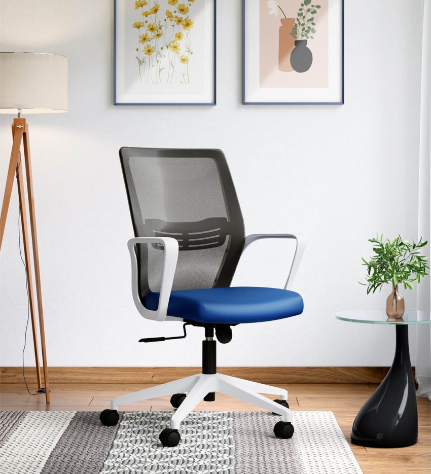 Godrej Interio Vurv Mid Back Fabric Office Arm Chair Price in