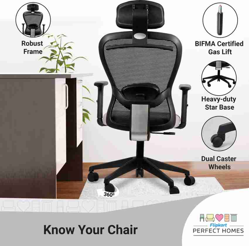 Flipkart Perfect Homes Ergonomic Chair Study Chair Adjustable