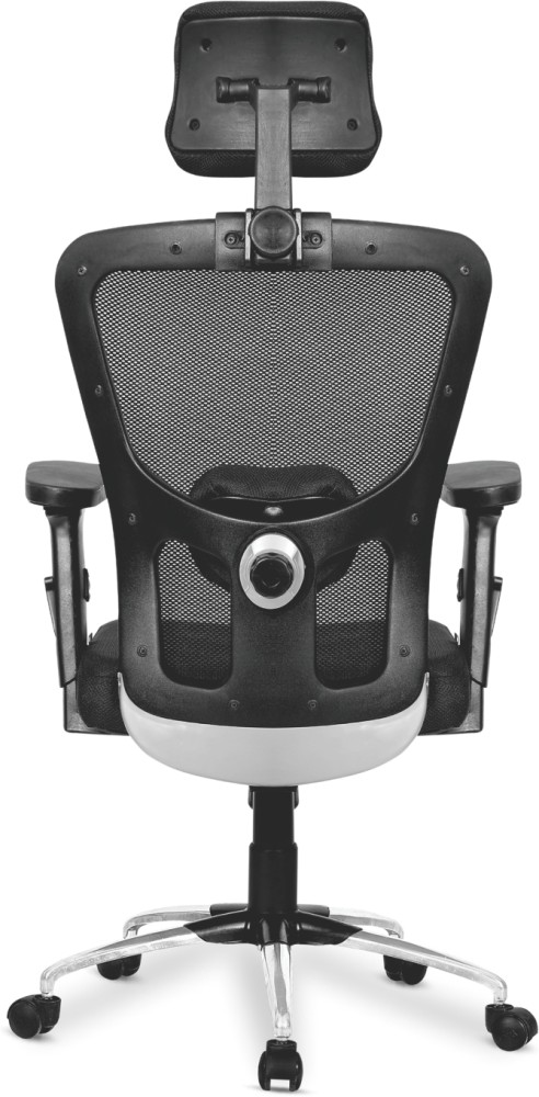 Savya home apex chairs apollo online chrome base high back office chair