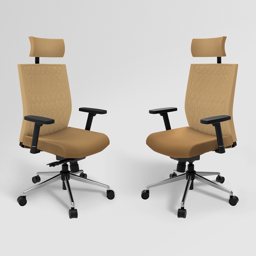 Godrej Interio Prime Fabric Office Adjustable Arm Chair Price in