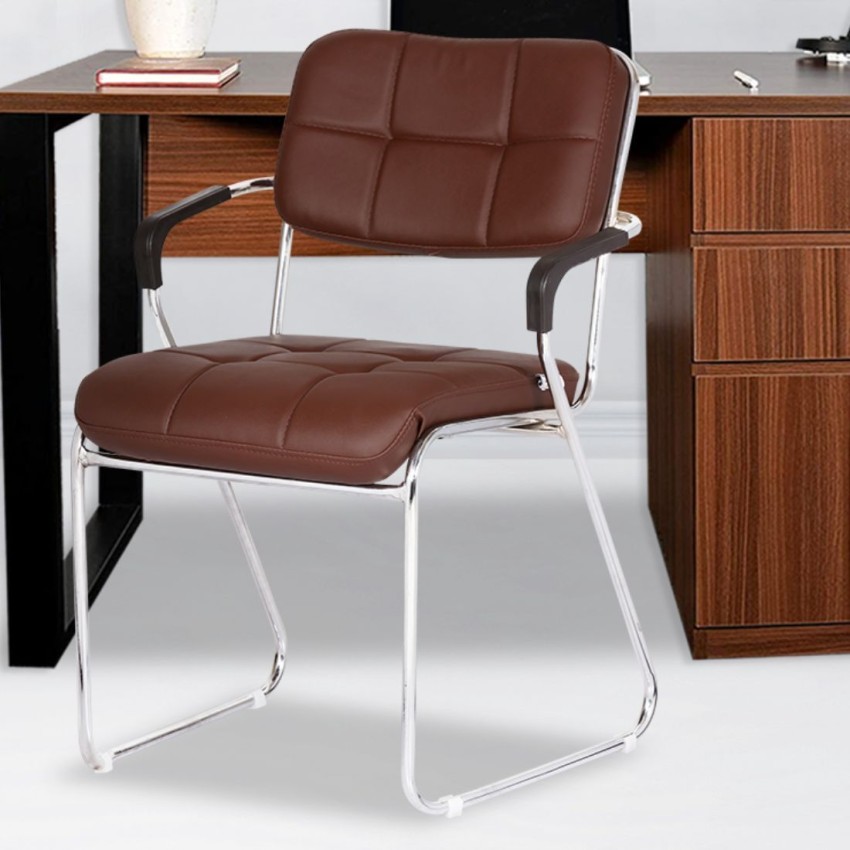 Da URBAN 284 Brown With Arms Heavy Duty Frame Study Chair