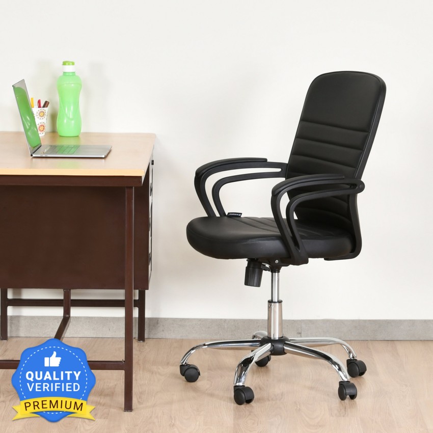 Nilkamal Aries Leatherette Office Arm Chair Price in India - Buy Nilkamal  Aries Leatherette Office Arm Chair online at