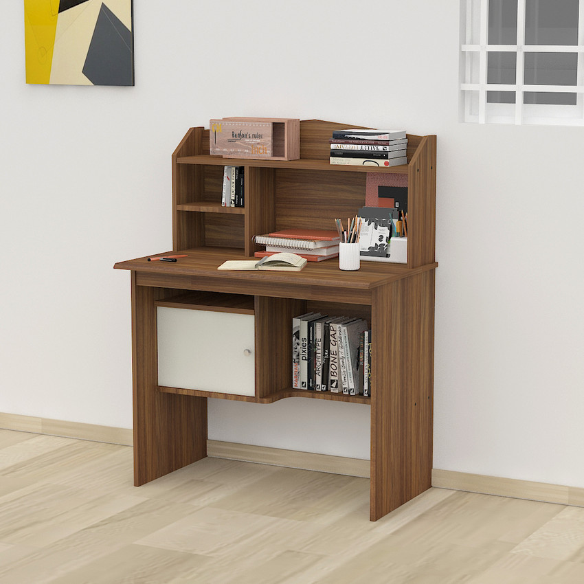 Study table with bookshelf flipkart discount