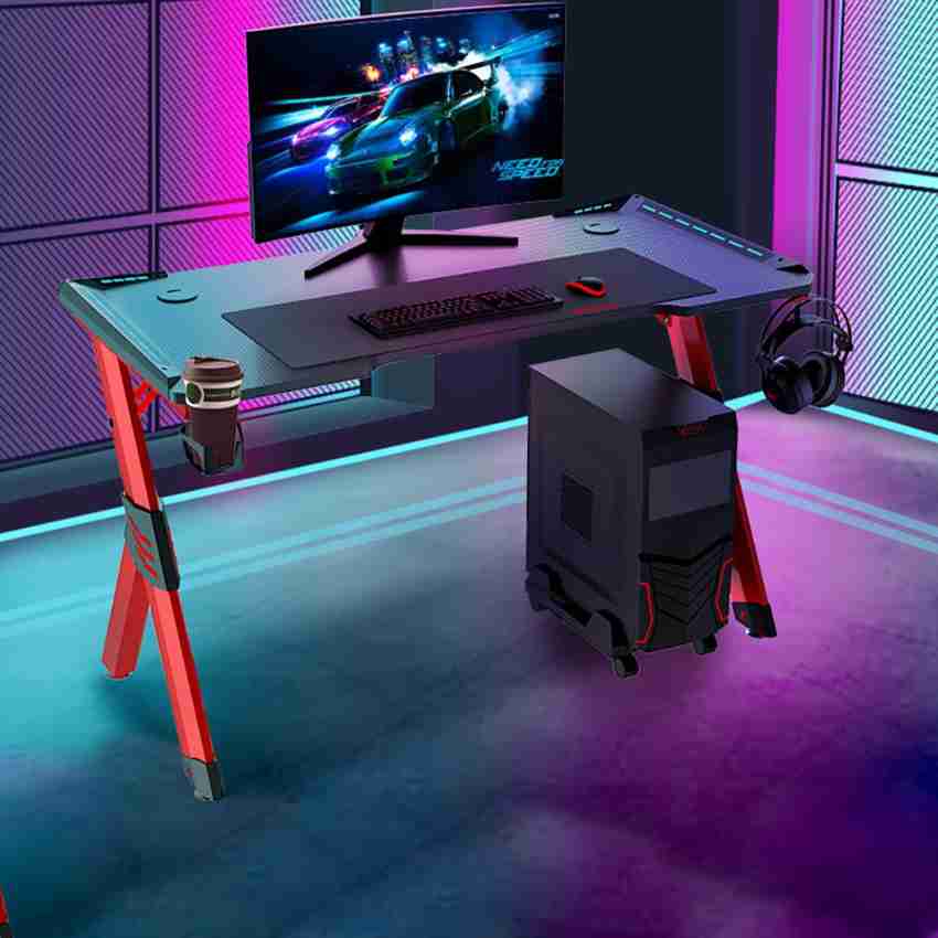 Best gaming desk with deals led lights