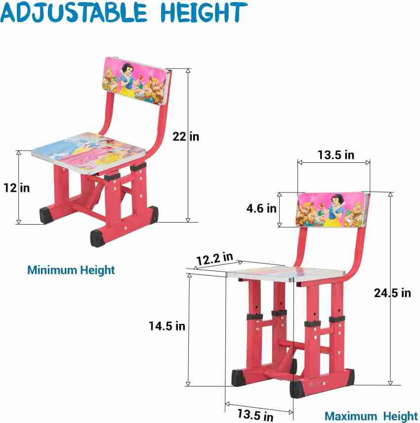 PNASGL Kids Study Table and Chair Set Height Adjustable Wooden Baby Desk  Age Between 2-11 : : Home & Kitchen