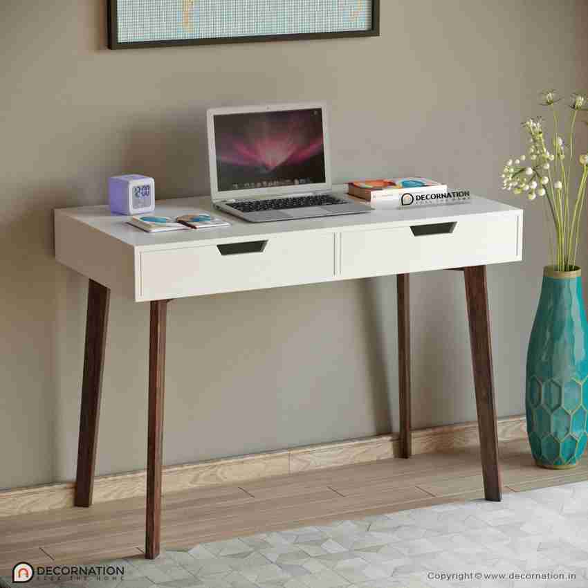 DecorNation Venus Solid Wood Study Table Price in India Buy