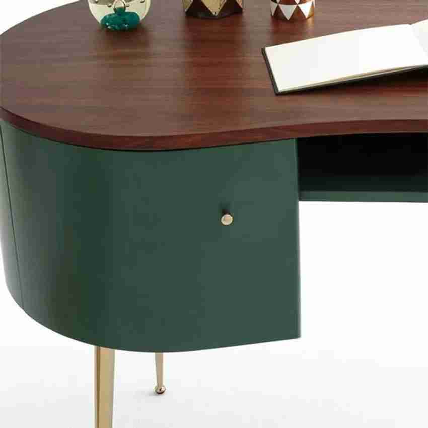 Mid century shop modern curved desk