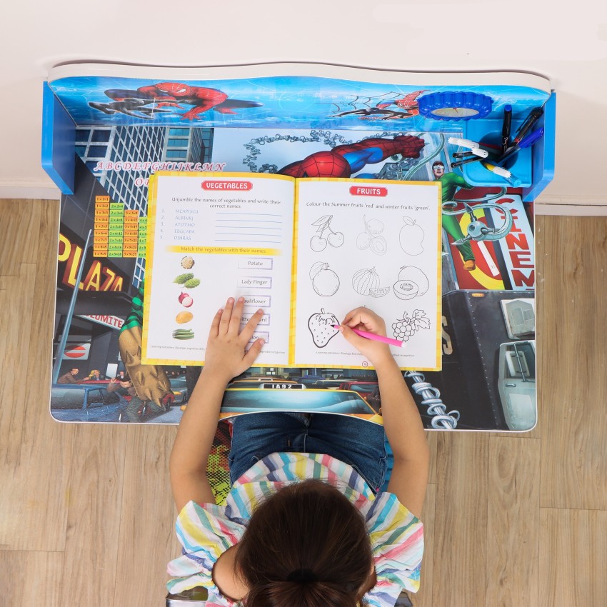 PNASGL Kids study Table & Chair with Adjustable Height Metal Desk Chair  Price in India - Buy PNASGL Kids study Table & Chair with Adjustable Height  Metal Desk Chair online at